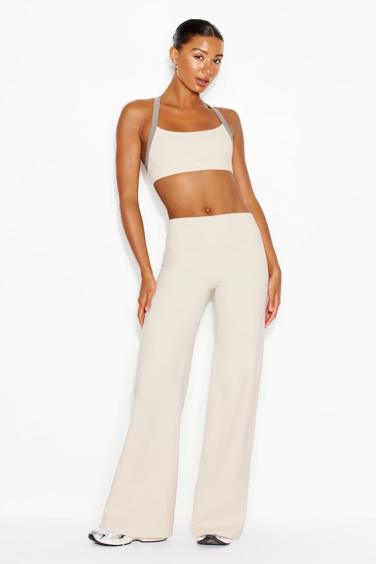 Perfect Peach Active Pants, Coconut Whip Beige, large