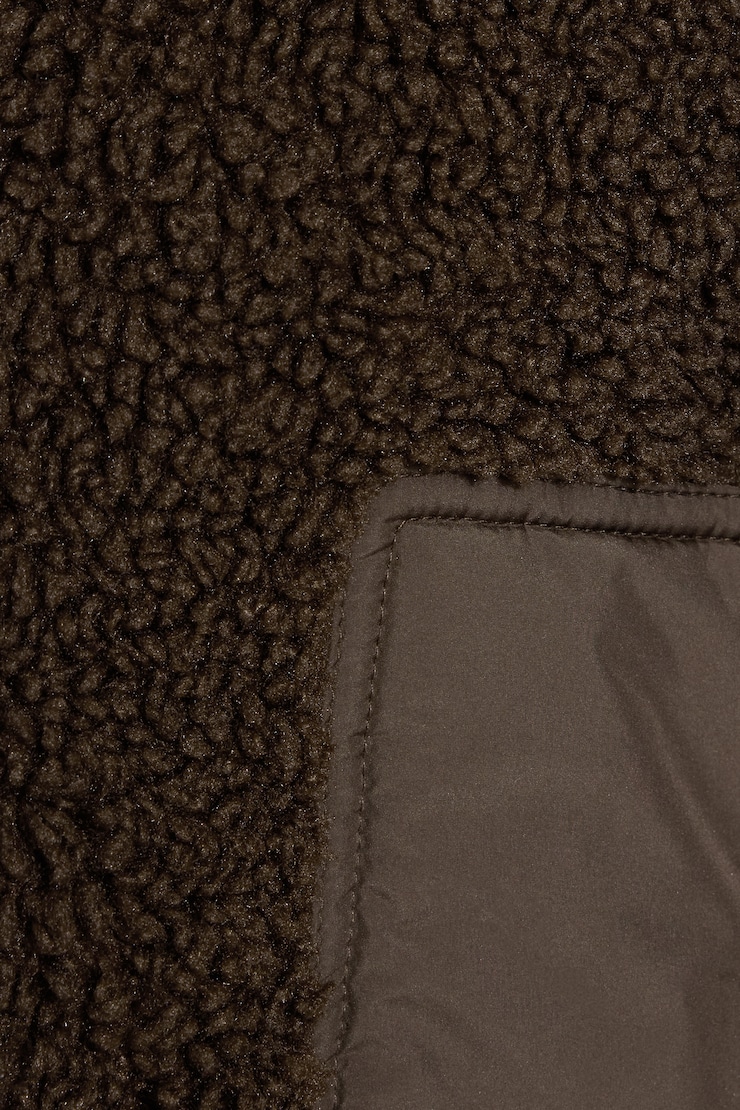 Sherpa Mixed Media Jacket