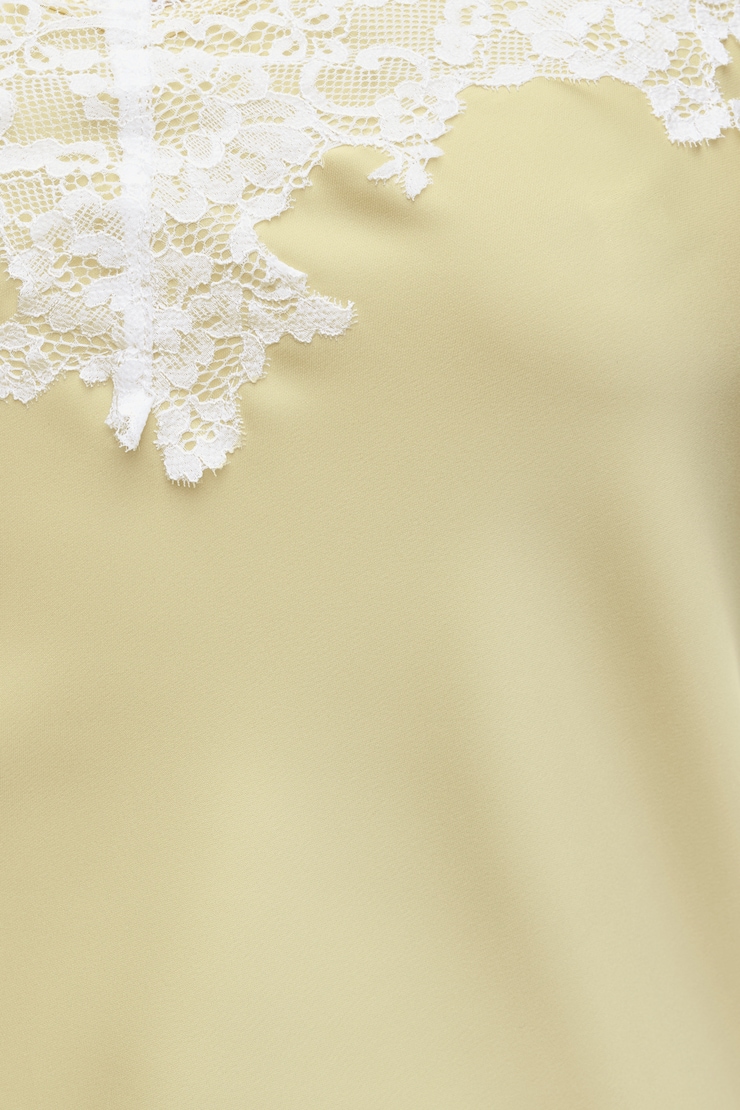 Cassie Asymmetric Lace Satin Cami