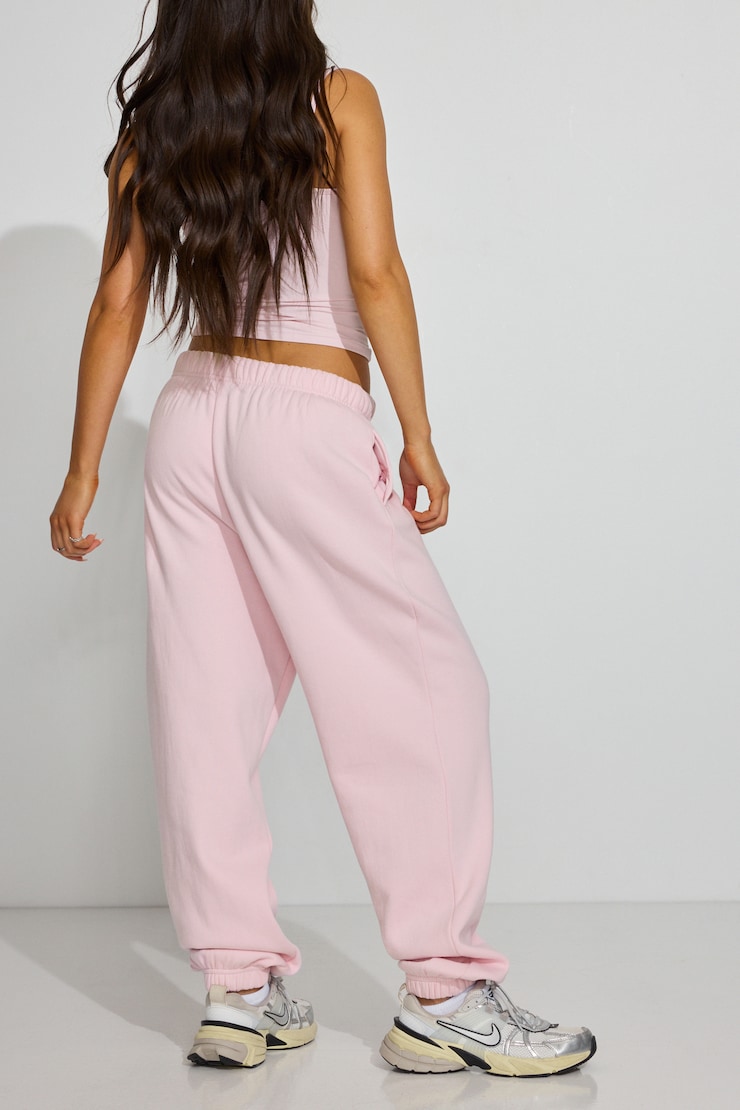 UltraFleece Boyfriend Sweatpants, Light Pink, large