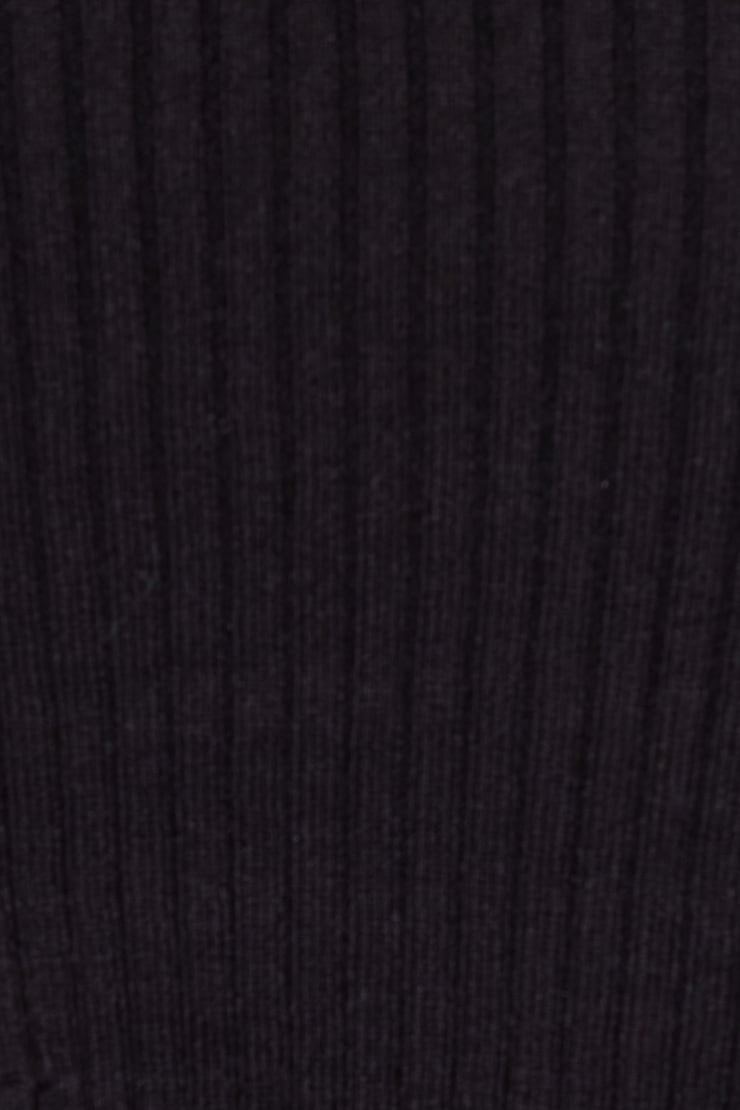 Ribbed Shrug, Jet Black, large