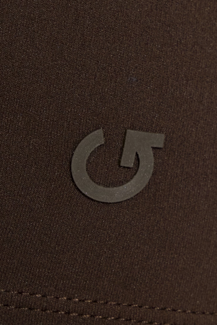 Active Y Back Romper, Armadillo Brown, large