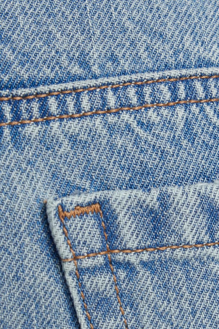 Ultra Low Rise Relaxed Shorts, Lily Blue, large