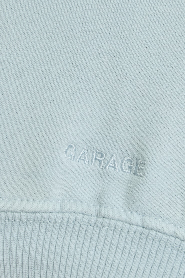 SoftTerry Oversized Zip-Up Hoodie, Soft Blue, large