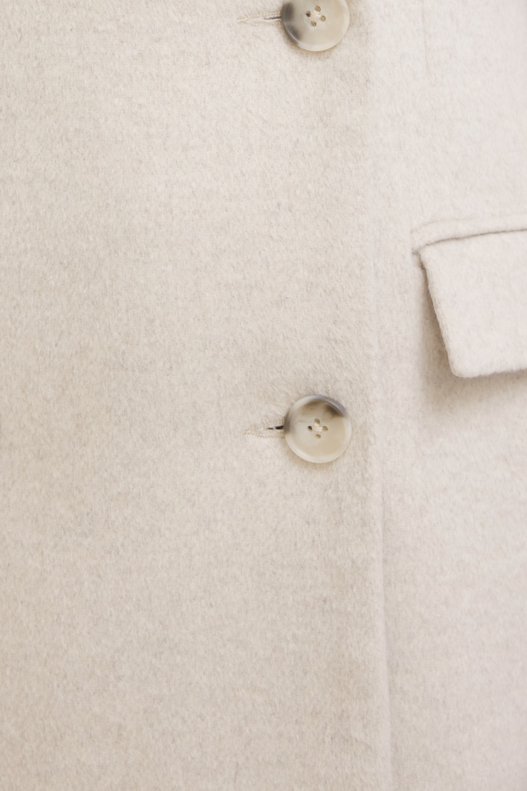 Manteau surdimensionné en laine à double boutonnage