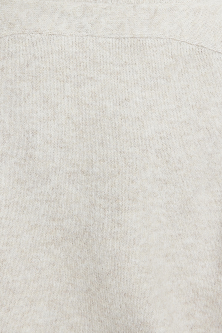 Heavenlyarn™ V Neck Sweater Butter Cookie large