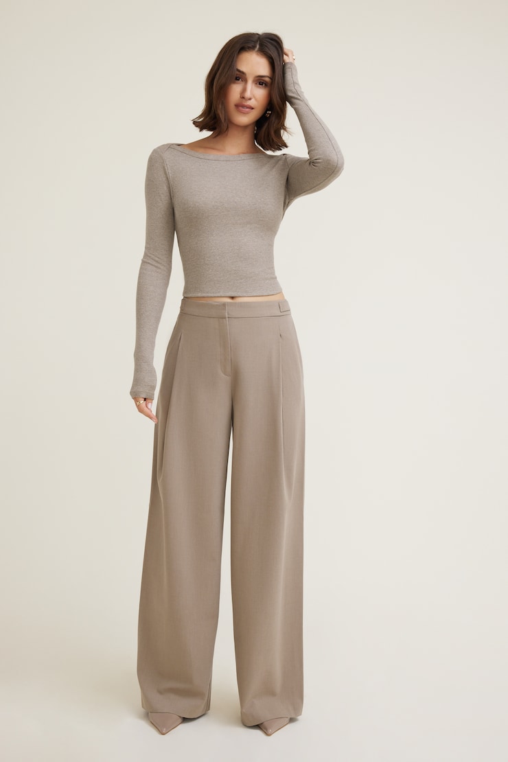 Leni Pleated Wide Leg Pants