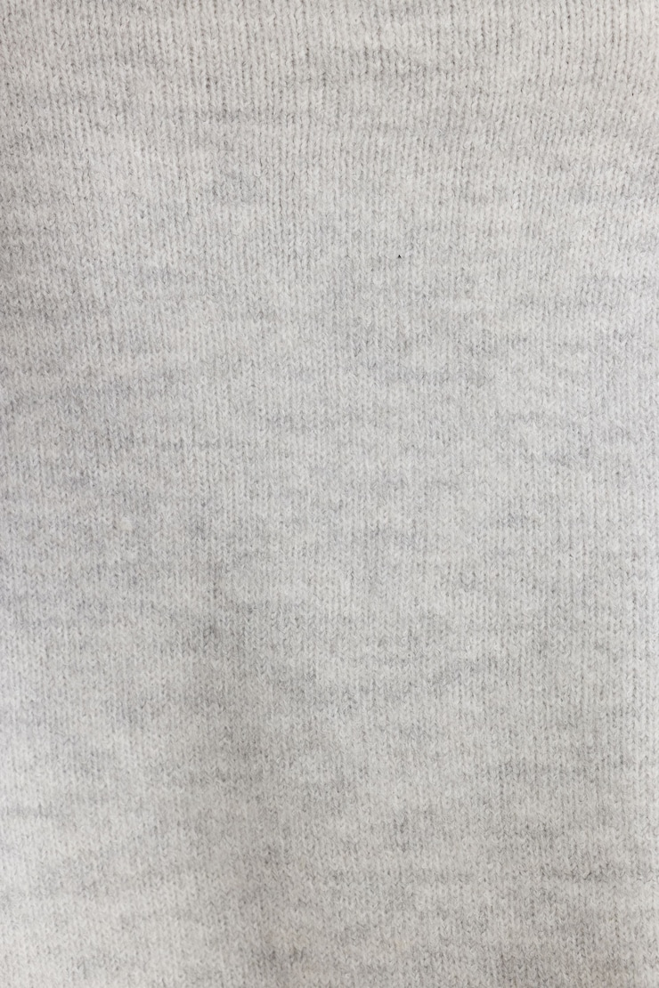 V-Neck Polo Sweater Light Grey large