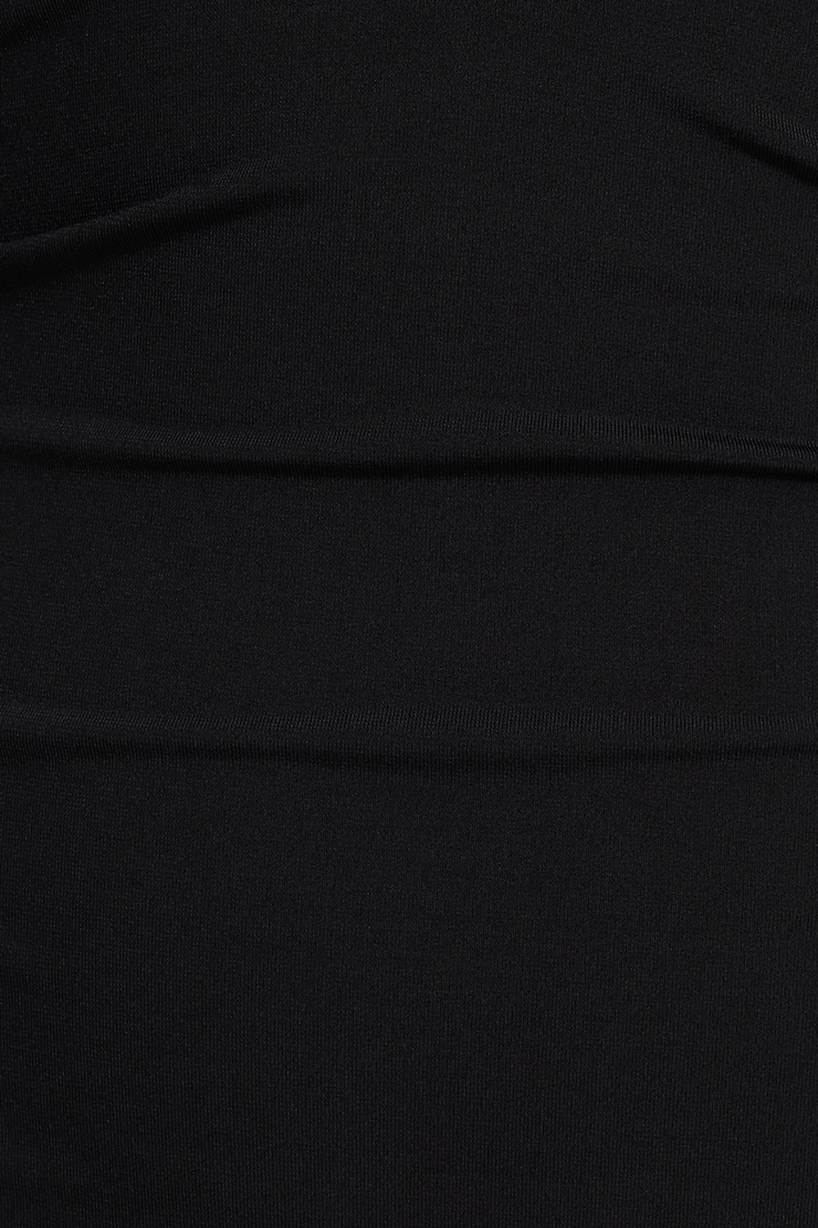Deep V Maxi Dress Jet Black large