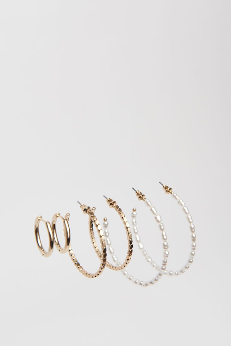 Ensemble de trois paires d’anneaux