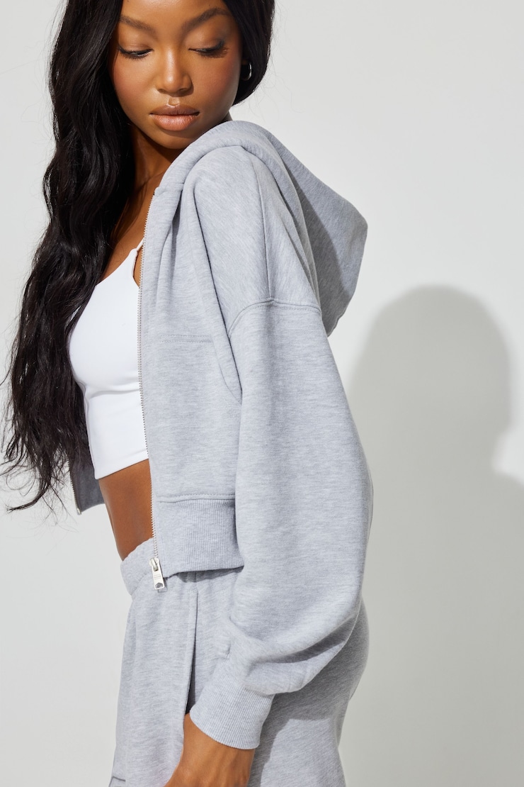 Cocoon Zippy Hoodie, Moonstone Grey Mix, large