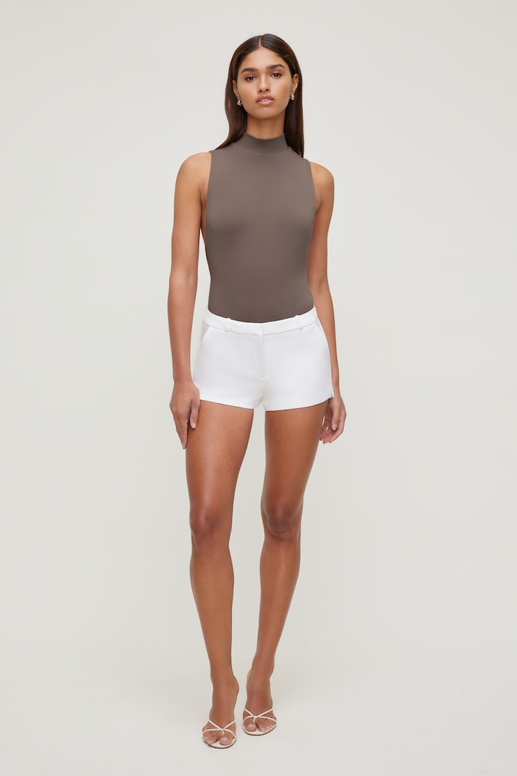 Clean Mini Shorts Bright White large