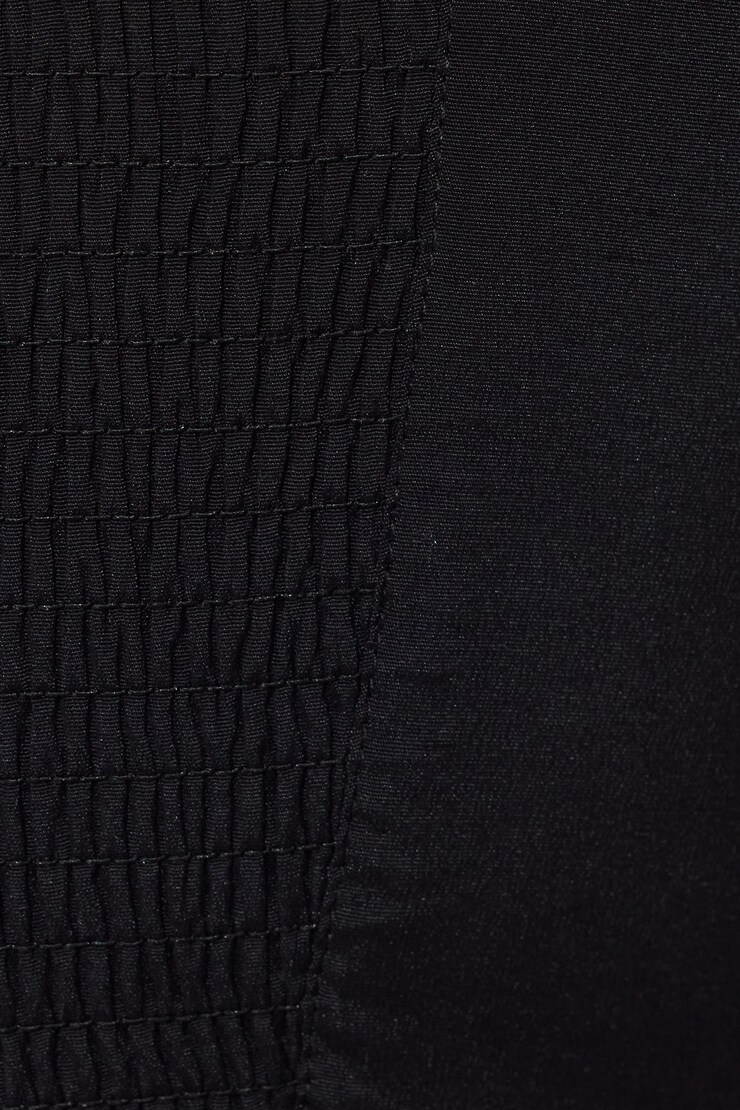 Lia Lace Trim Bustier Top, Jet Black, large