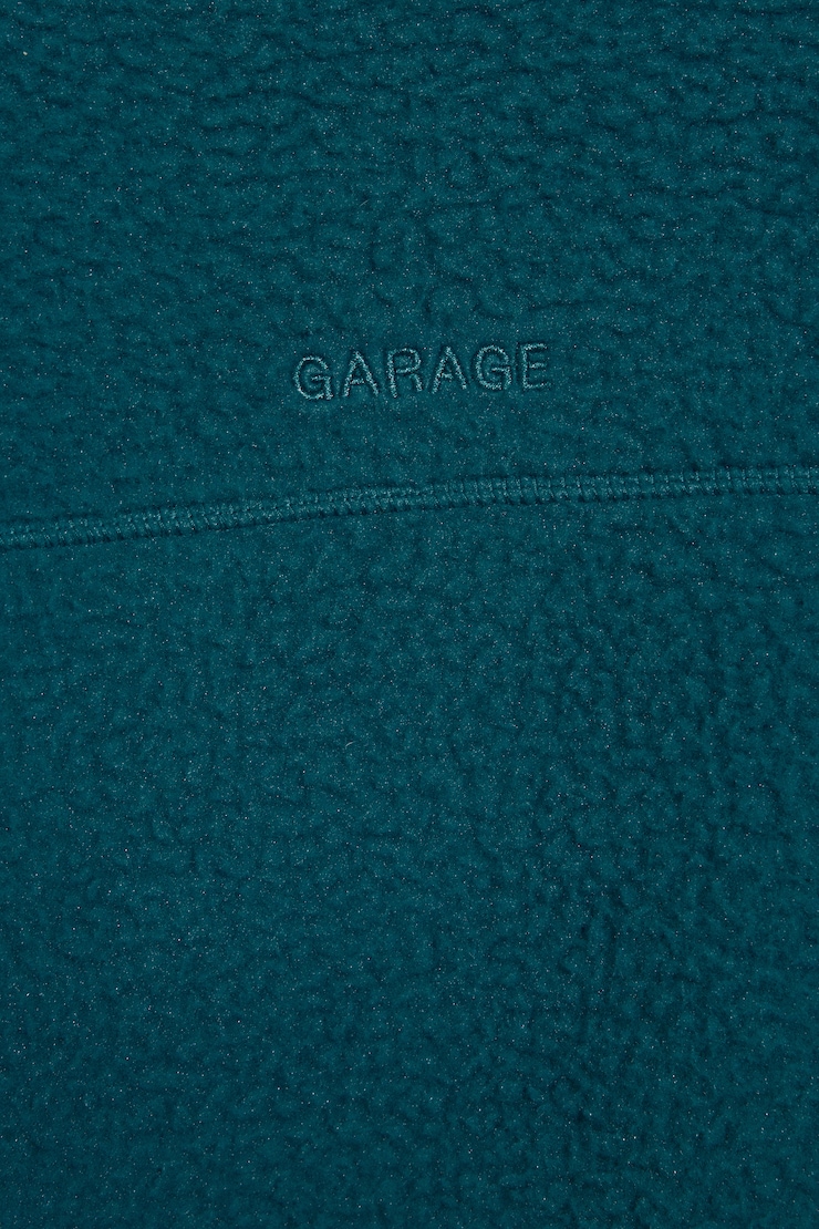 Sherpa Fleece Full Zip Jacket, Teal Tease, large