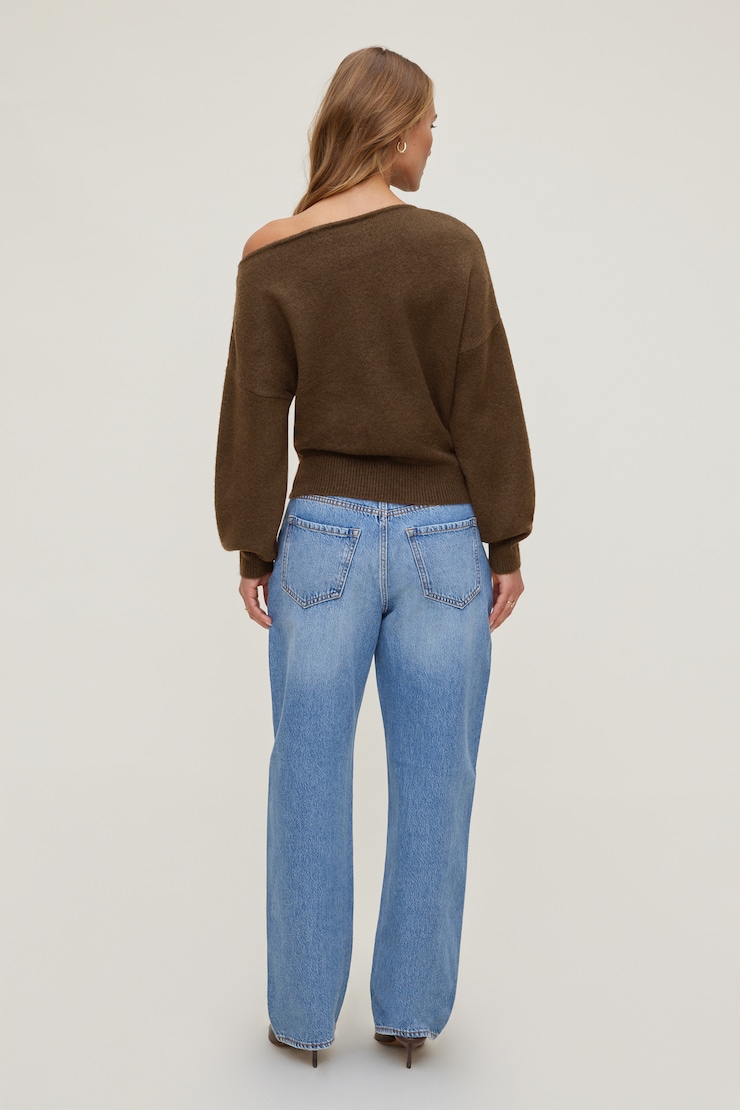 Mika Mid Rise Relaxed Straight Leg Jeans