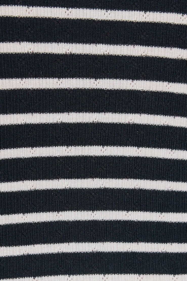 Pointelle Slouchy Pants, Deep Indigo / White, large