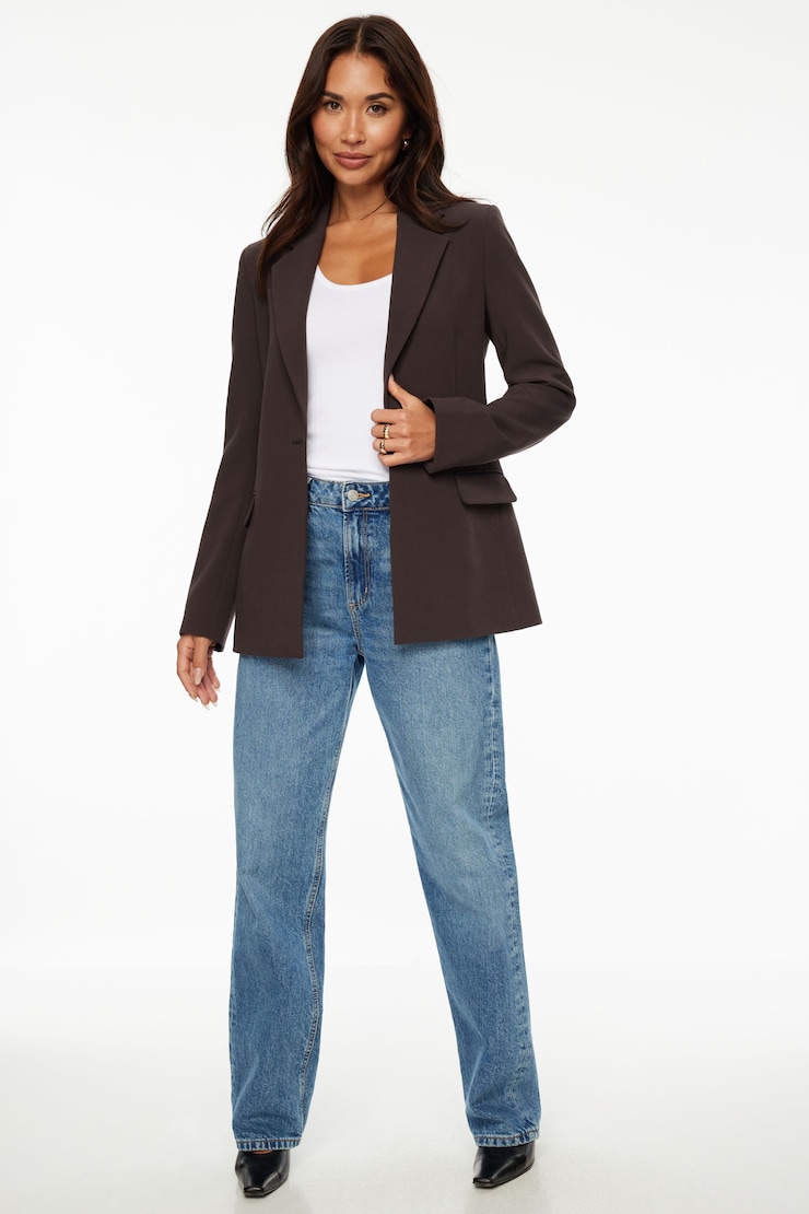 Adeline Single Breasted Blazer Java large