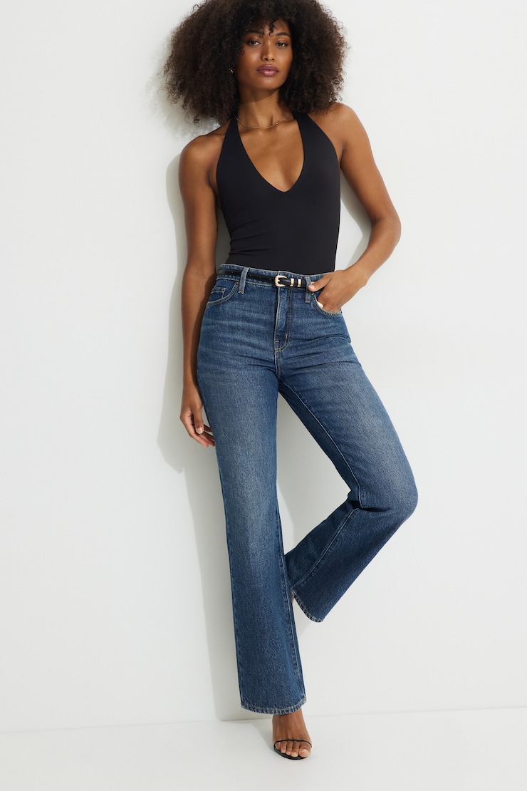 Softform Halter Bodysuit Jet Black large