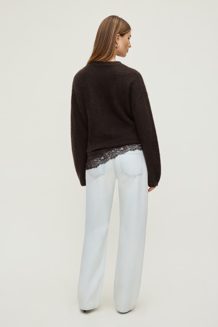 Mika Mid Rise Relaxed Straight Leg Jeans Light Indigo / Marion large