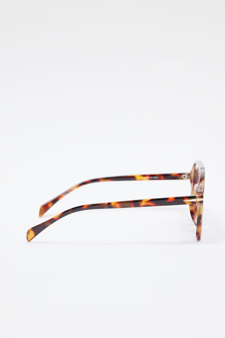 Oversized Navigator Sunglasses Brown Tortoise large