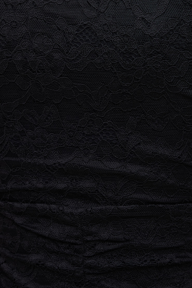 Shirred Lace Tank Top