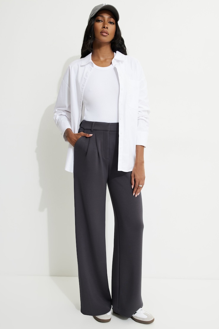 Alex Anywear Wide Leg Pants Lead gray large