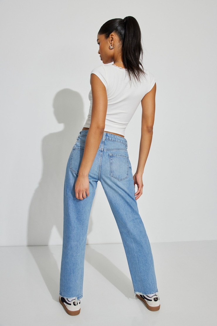 Vintage Straight Jean, Ollie Blue, large