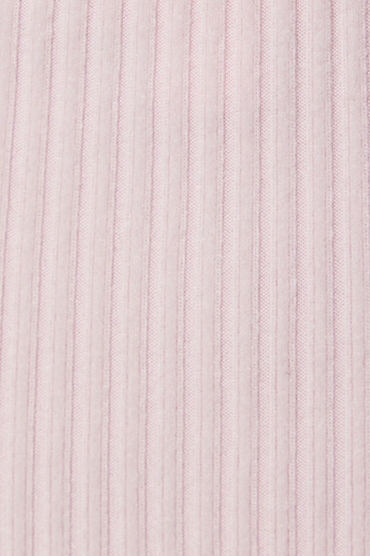 Fitted Sleep Rib Short, Chalk Pink, large