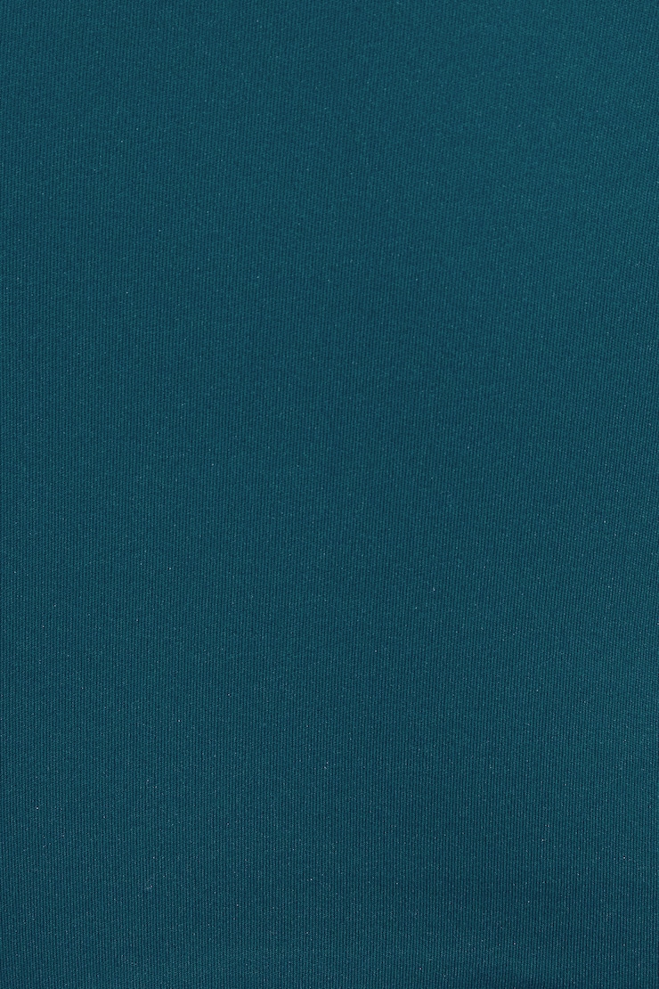 Sleek Plunge Halter Top, Teal Tease, large