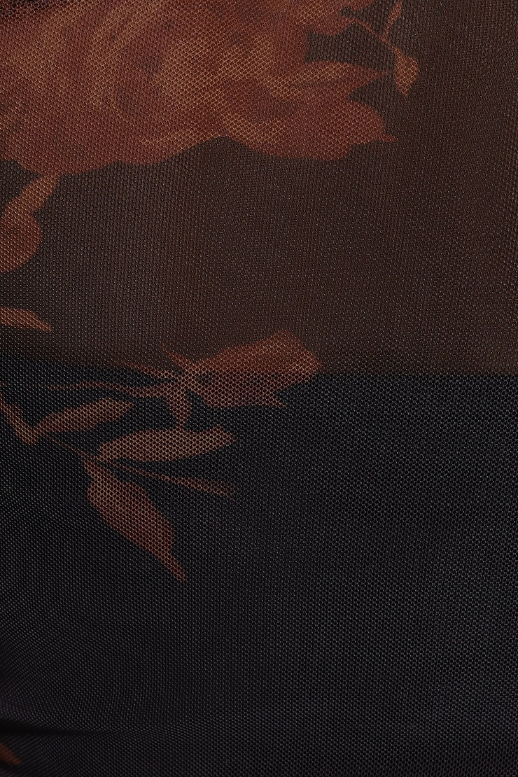 Kat Single Shoulder Mesh Top