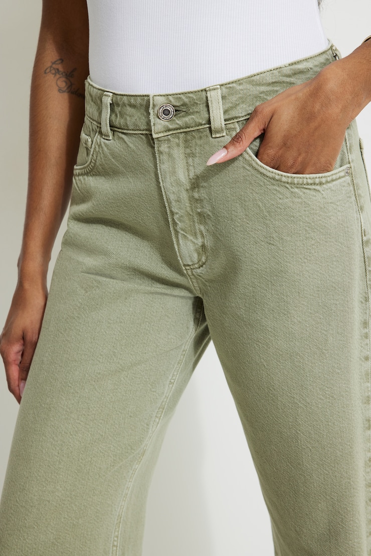 Mika Mid Rise Relaxed Straight Leg Jeans