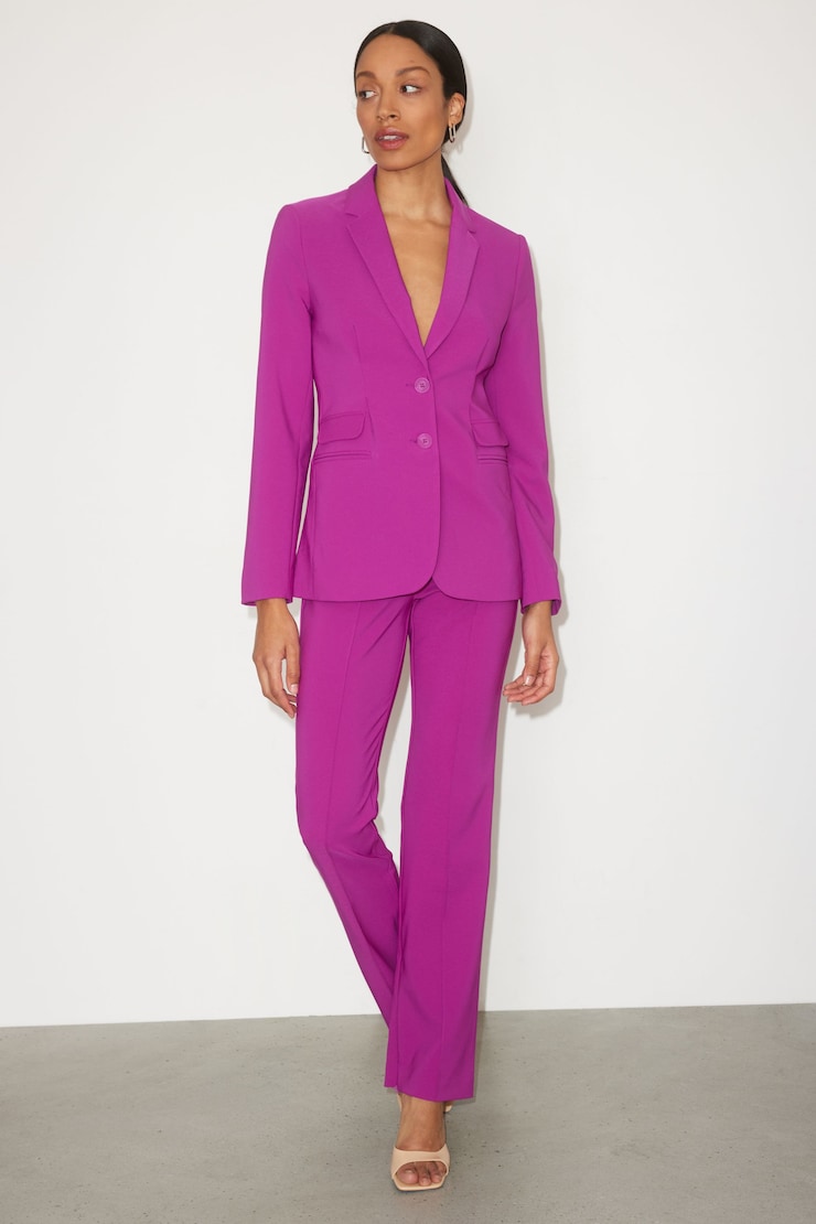 Fitted Blazer Magenta large