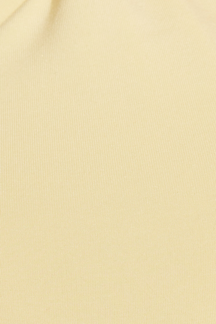 Haut Smooth à épaules dégagées, Fleur d’anis jaune, large