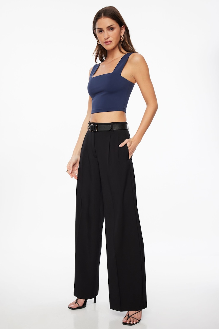 Lota Sculpt Tank Top Navy Blazer  large