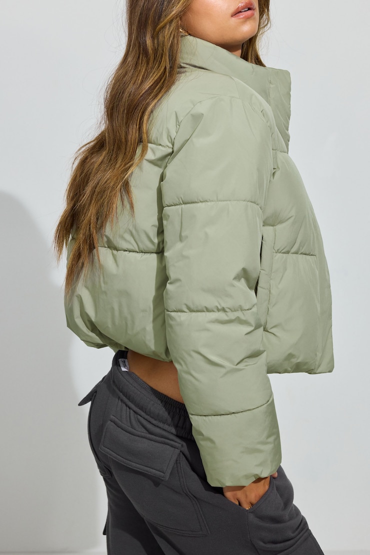 Mini Puff Jacket, Pretty Sage Green, large