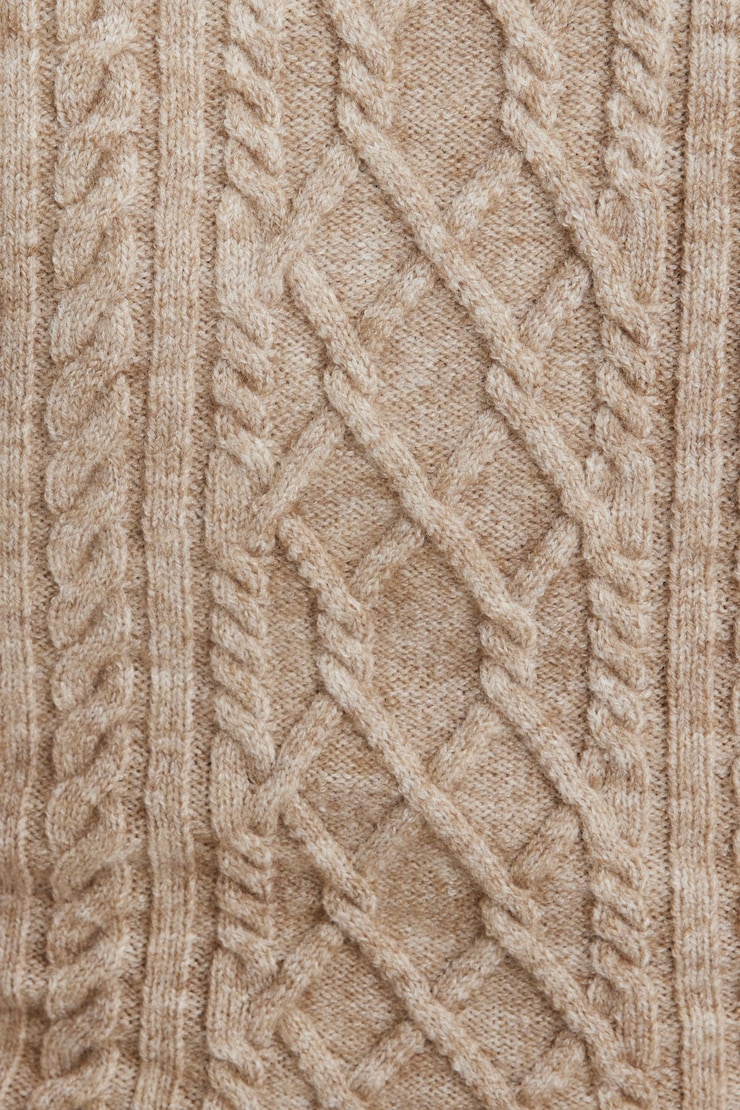 Andi Cable Knit Sweater Sandbank large