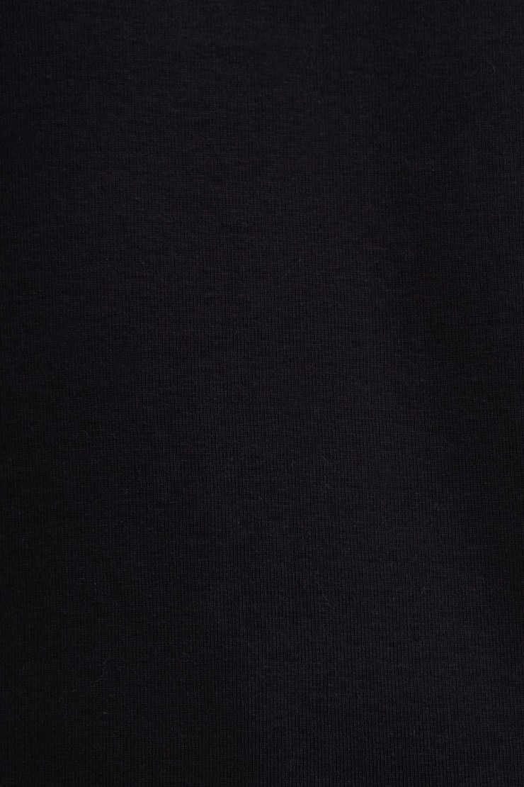 Emy Slim Cotton T Shirt Jet Black large