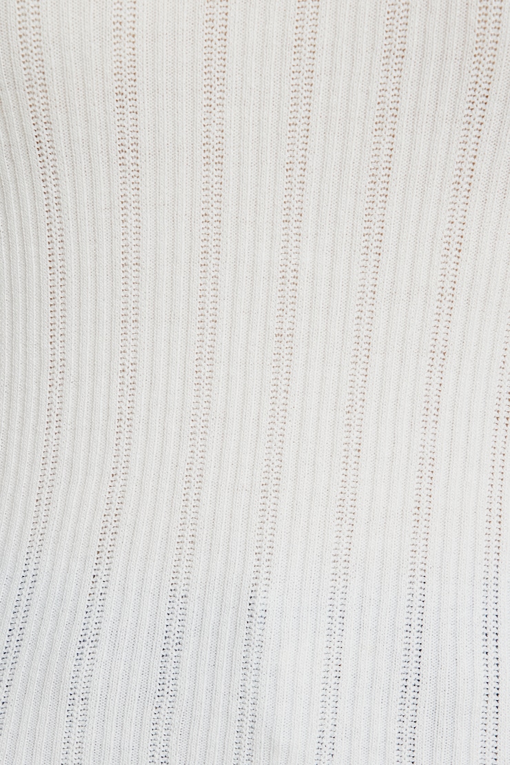 Pointelle Scoop Neck Tank Top