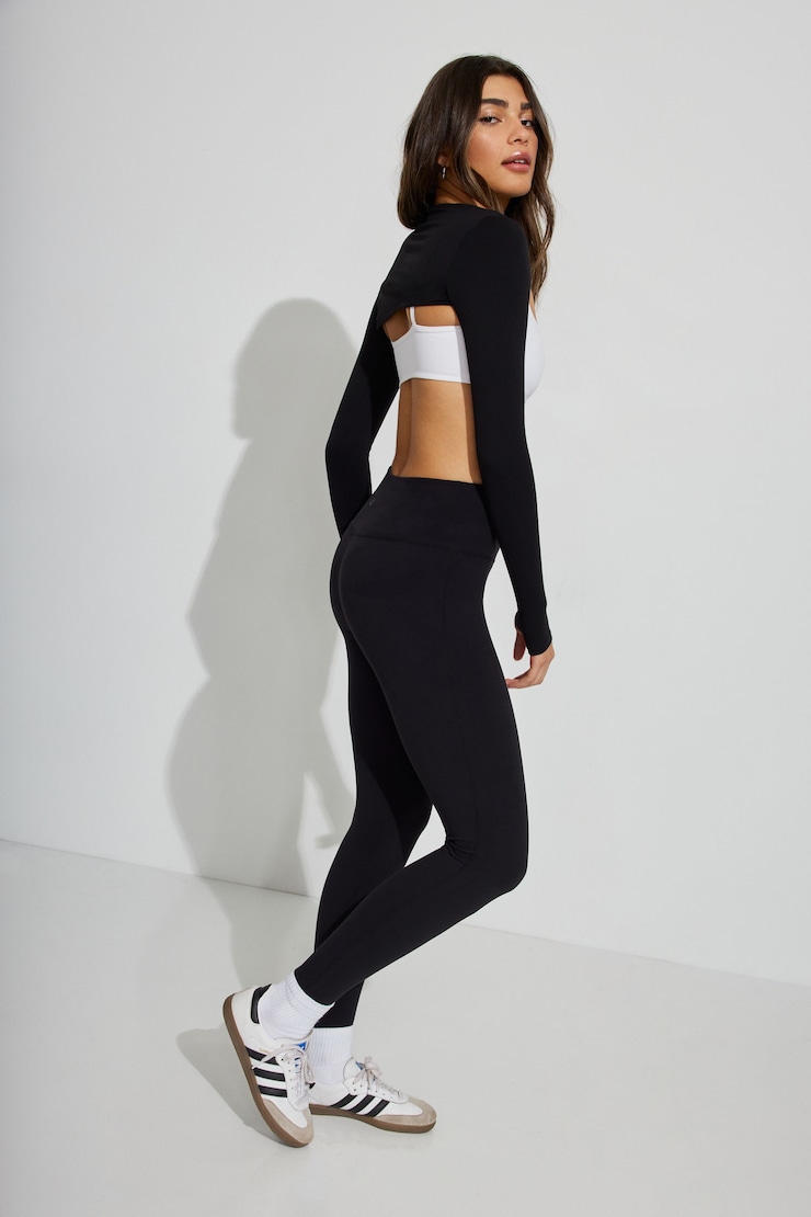 Clean Legging, Jet Black, large