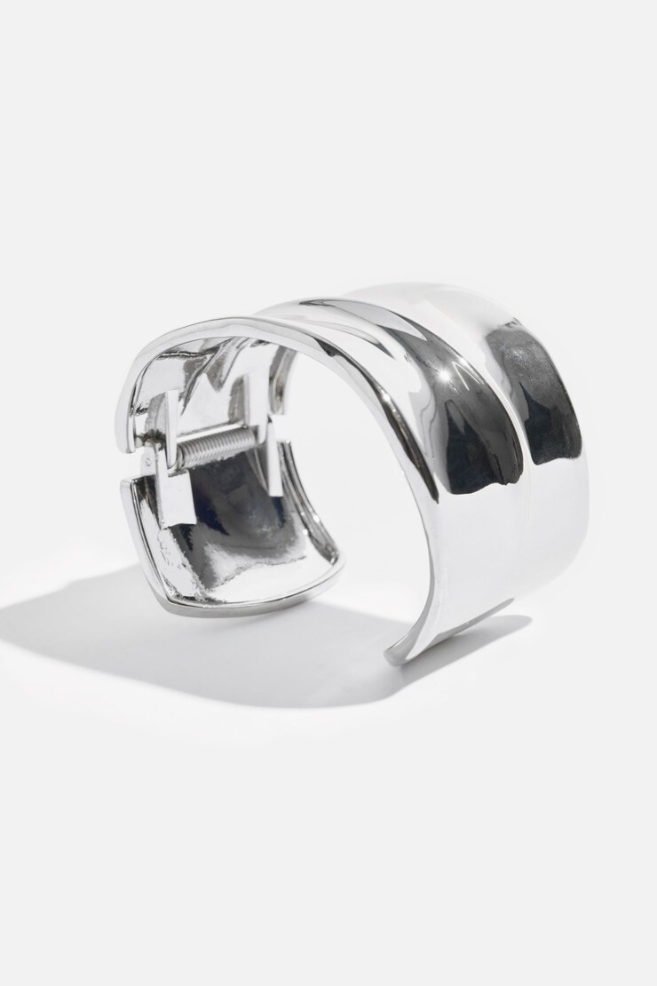 Waveline Cuff Bracelet Silver large