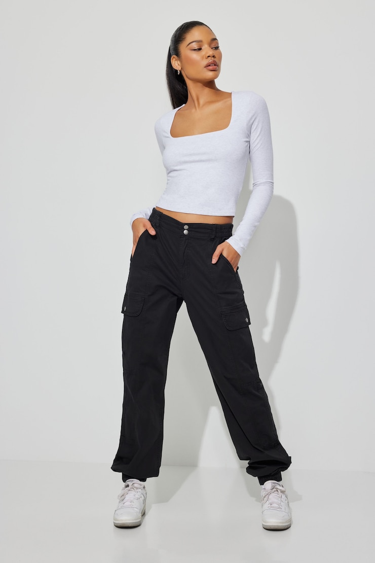 Brianna Bubble Pant, Jet Black, large