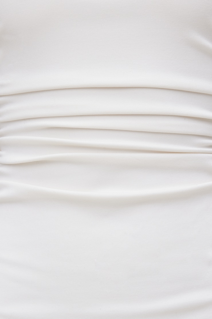 Katia Long Sleeve Mini Dress Calming White large