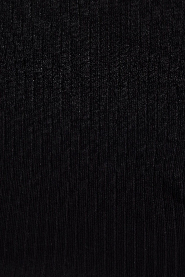 Off Shoulder Short Sleeve Top, Jet Black, large