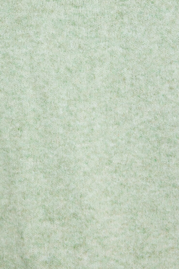 Heavenlyarn™ V Neck Sweater Bubble Green Melange large
