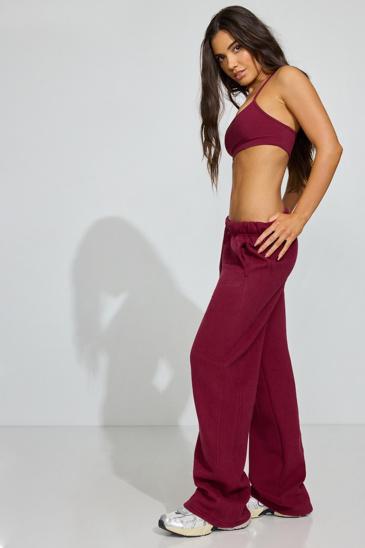 UltraFleece Straight Leg Sweatpants BURGUNDY | Garage