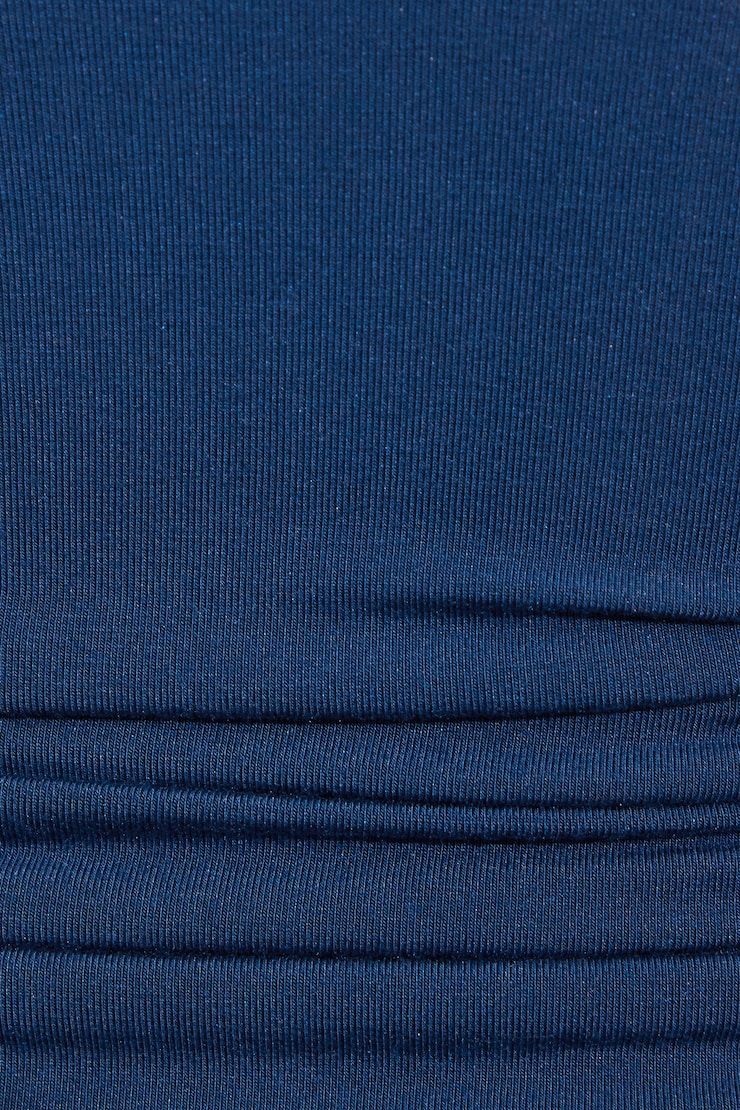 Ruched Drop Waist Romper Dress