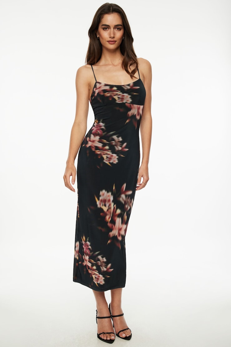 Amira Mesh Maxi Dress