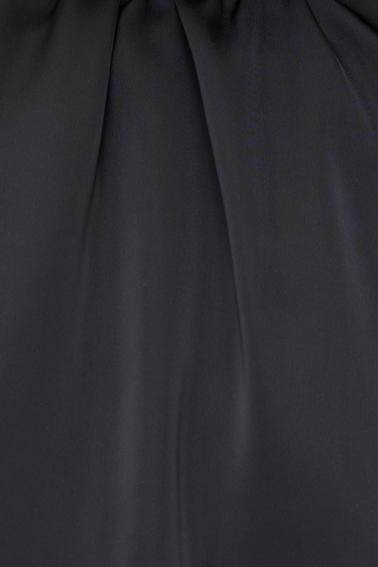 Paloma Bubble Satin Halter Blouse