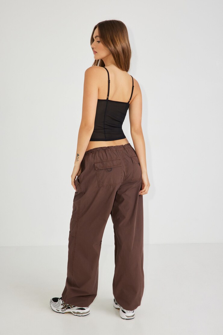 Paxton Parachute Pant, Dark Toffee Brown, large