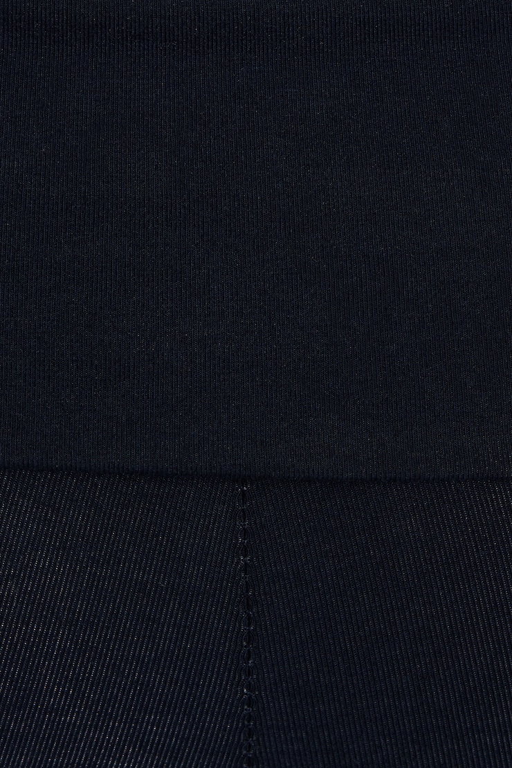 Soft Cotton Fold Over Flare Pants, Mariana Blue, large